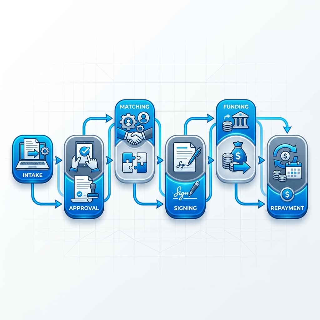 TraderPond Platform Workflow Illustration